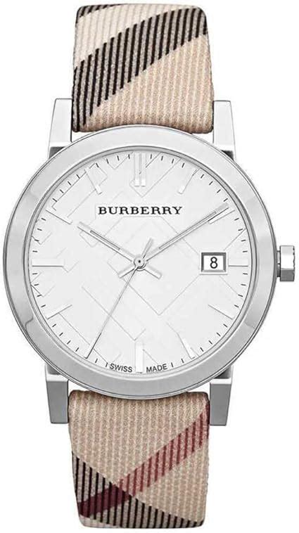 burberry women's bu9113 large check nova check strap watch|Burberry Ladies The City Nova Watch BU9113 .